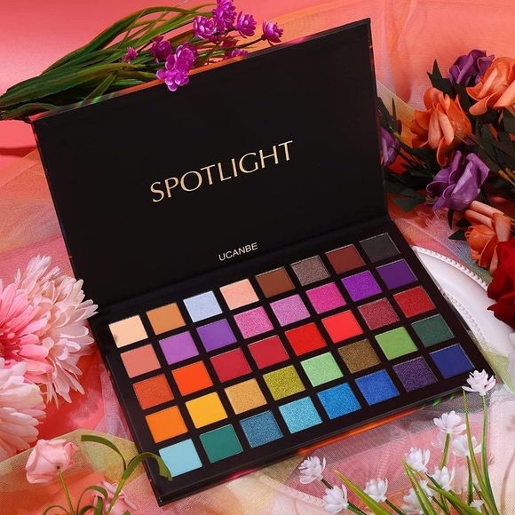 UCANBE Spotlight Eyeshadow Palette Professional 40 Color Eye Shadow - Picture 5 of 7